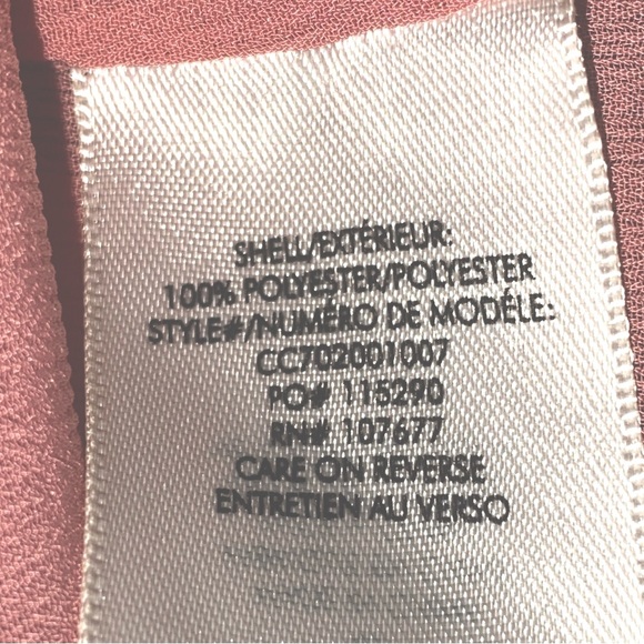 Alice + Olivia Peach Ruffled Long Sleeve Blouse - Picture 5 of 6